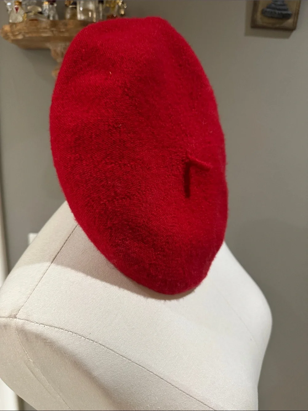 Red Wool Beret - Unbranded
